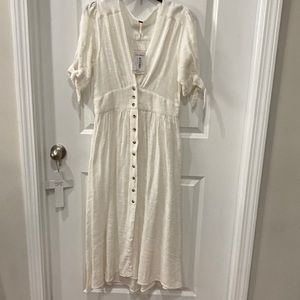 Free People white Dress